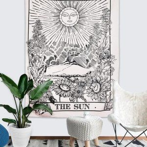 Tarot The Sun Wall Decor Tapestry